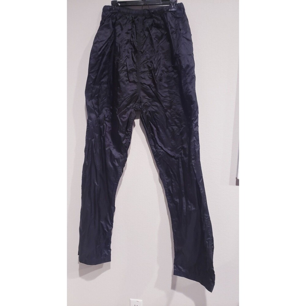 Stearns Dry Wear Rain/Fishing/Ski Pants Black Pants Mesh Lined Snap Legs 2XL